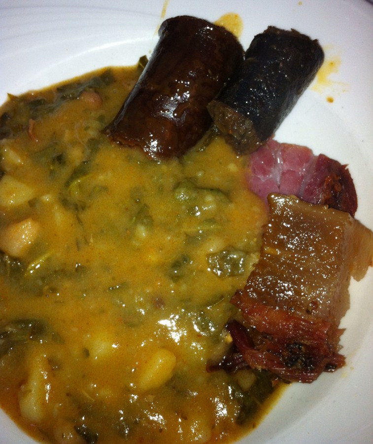 Plato de pote asturiano